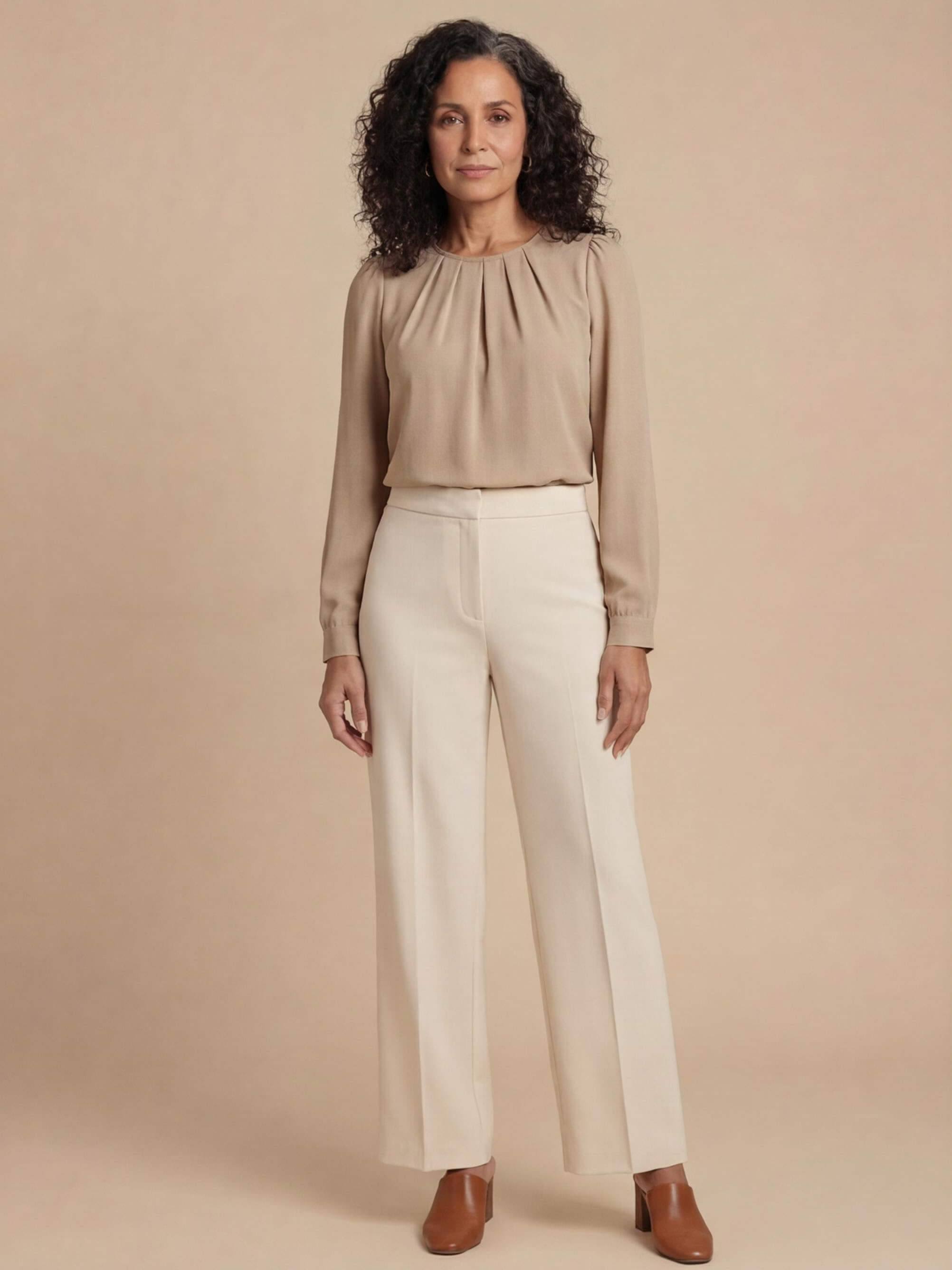 Women’s Pleated Blouse – Soft Draping & Elegant Everyday Style