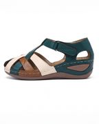 Women’s Comfort Sandals - Colorblock Cutout