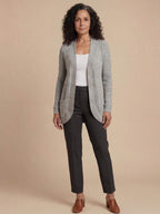 Women’s Ribbed Knit Cardigan – Elegant Everyday Layer & Timeless Comfort