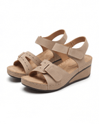 Women’s Platform Sandals- Adjustable Strap
