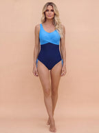 Women’s Plus Size Twist Front One-Piece Swimsuit
