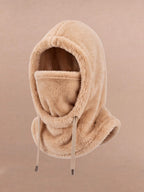 Women’s Plush Face-Cover Hood