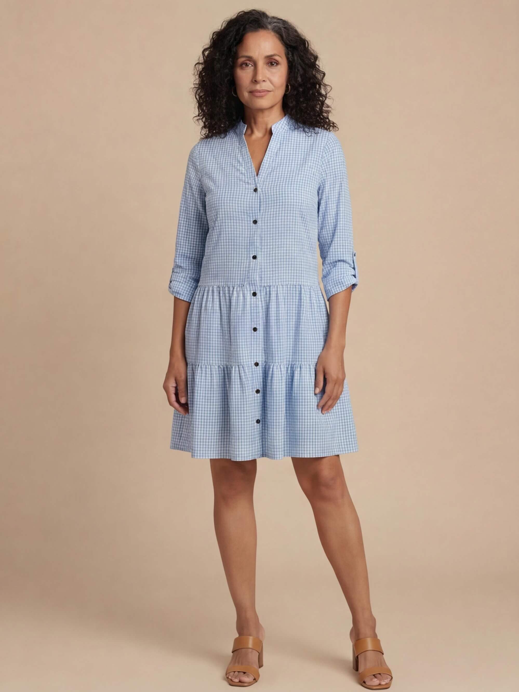 Women’s Gingham Summer Dress – Timeless Charm & Breezy Comfort