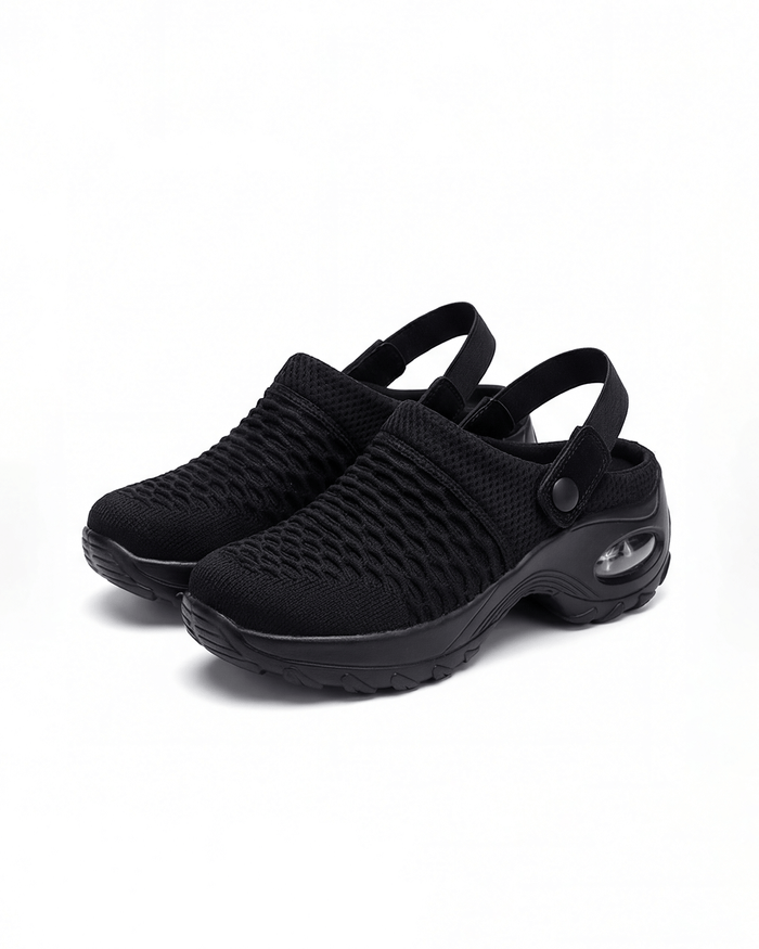 Women’s Heel Strap Mesh Clog Sneakers