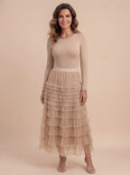 Women’s Skirt – Flowing Tulle Maxi Skirt