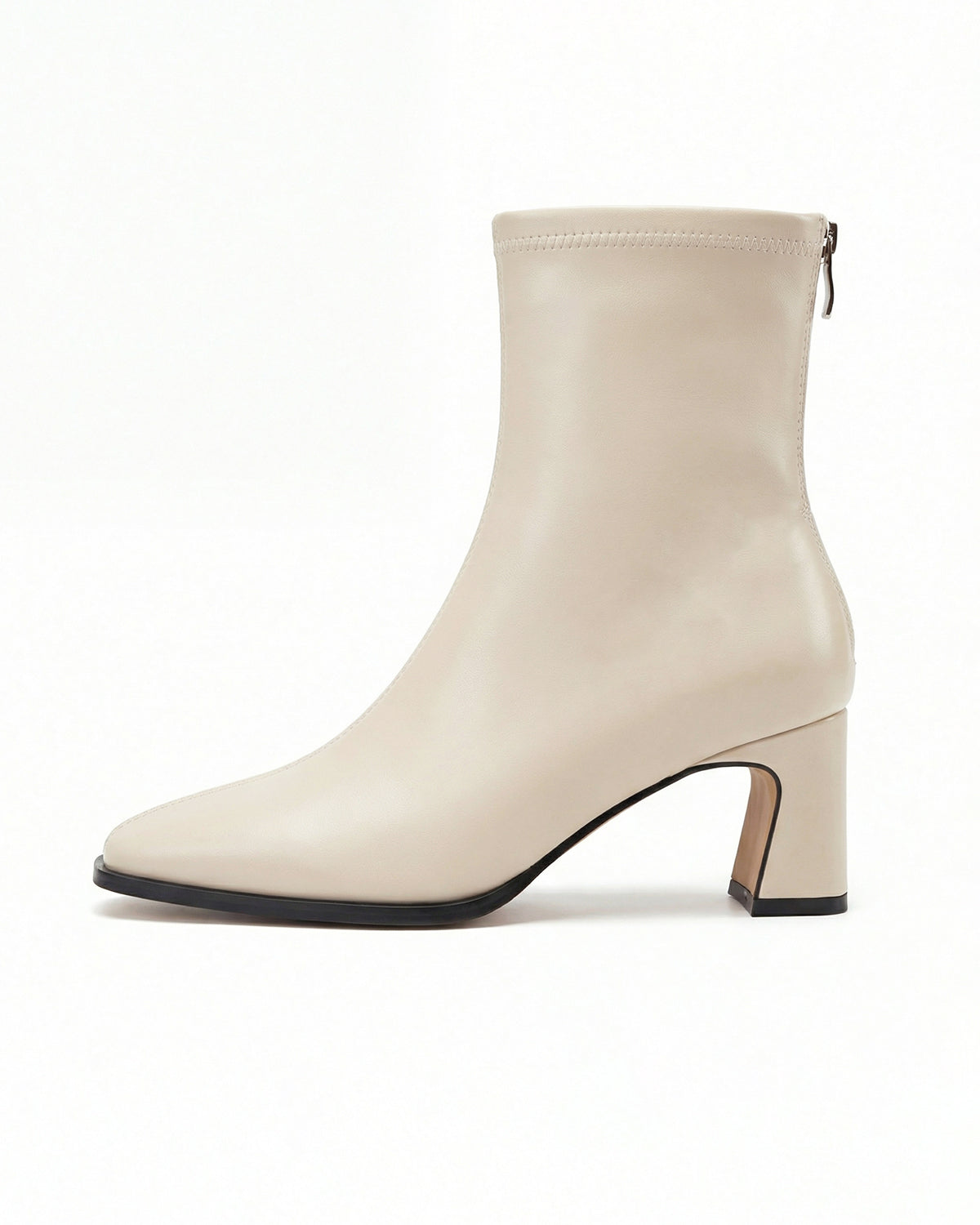 Women’s Block Heel Ankle Boots - Square-Toe