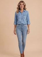 Women’s Oversized Denim Shirt