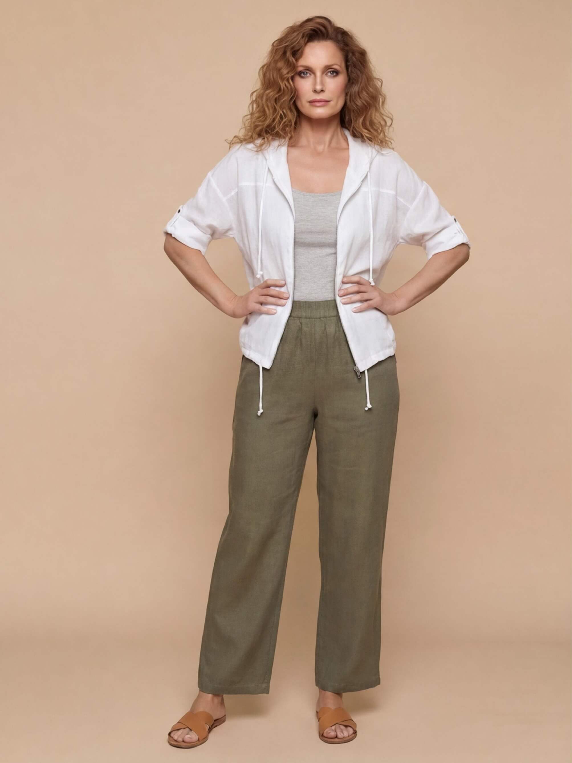 Women’s Hooded Zip Pocket Jacket
