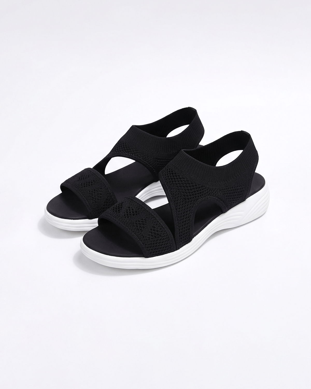 Women’s Wedge Sandals- Sporty Cutout