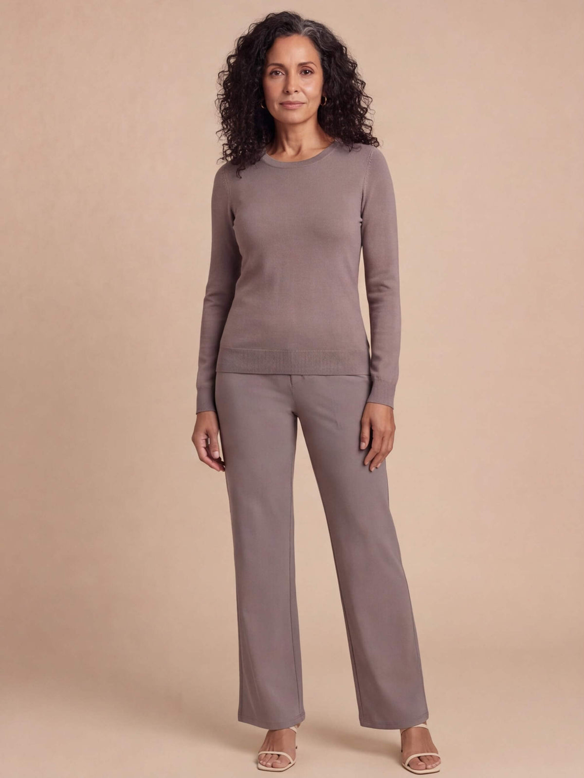 Women’s High-Waist Straight-Leg Trousers