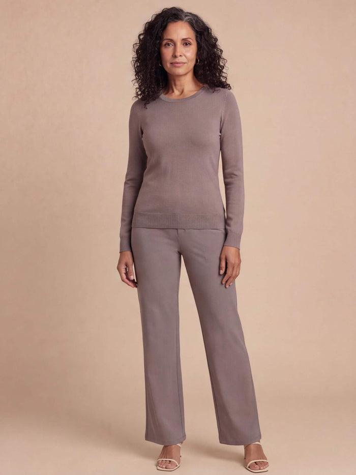 Women’s High-Waist Straight-Leg Trousers