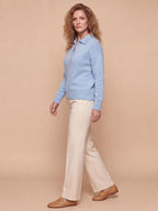 Women’s Collared Knit Pullover Sweater
