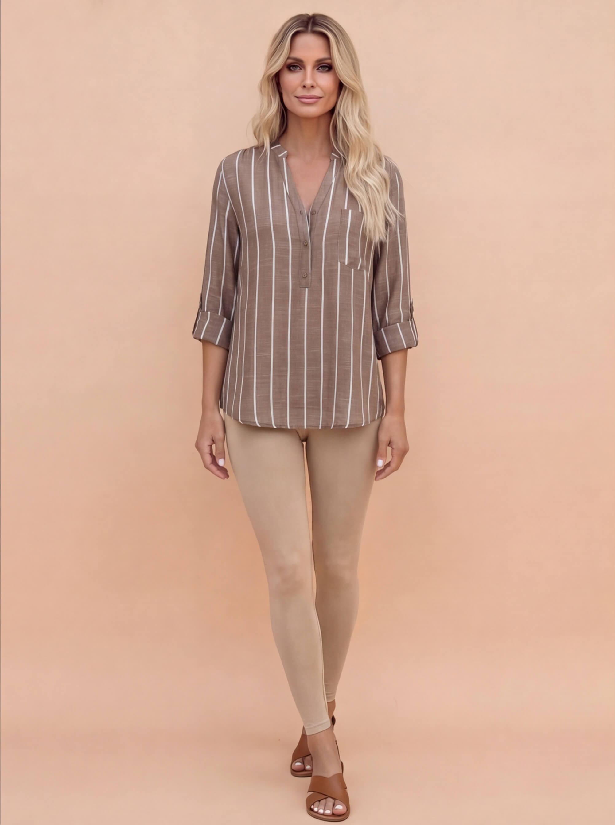 Women’s Striped Summer Blouse – Lightweight & Effortless Style