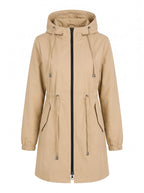 Women’s Hooded Drawstring Utility Jacket