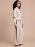 Women’s Quarter-Zip Knit Lounge Set