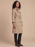 Women’s Elegant Long Trench Coat – Timeless Silhouette & Everyday Sophistication