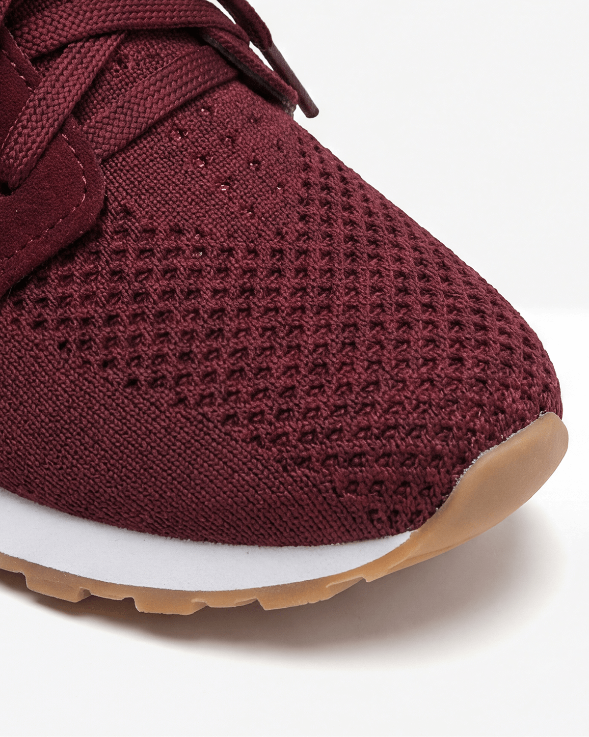 Women’s Casual Sneakers- Knit Lace-Up