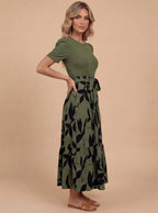 Women’s Elegant Floral Maxi Dress – Effortless Style & Timeless Grace