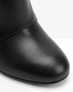 Women’s Decorative Zip Hardware Knee-High Boots