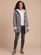 Women’s Hooded Toggle Front Coat