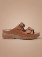 Women's orthopaedic sandals with a comfortable sole