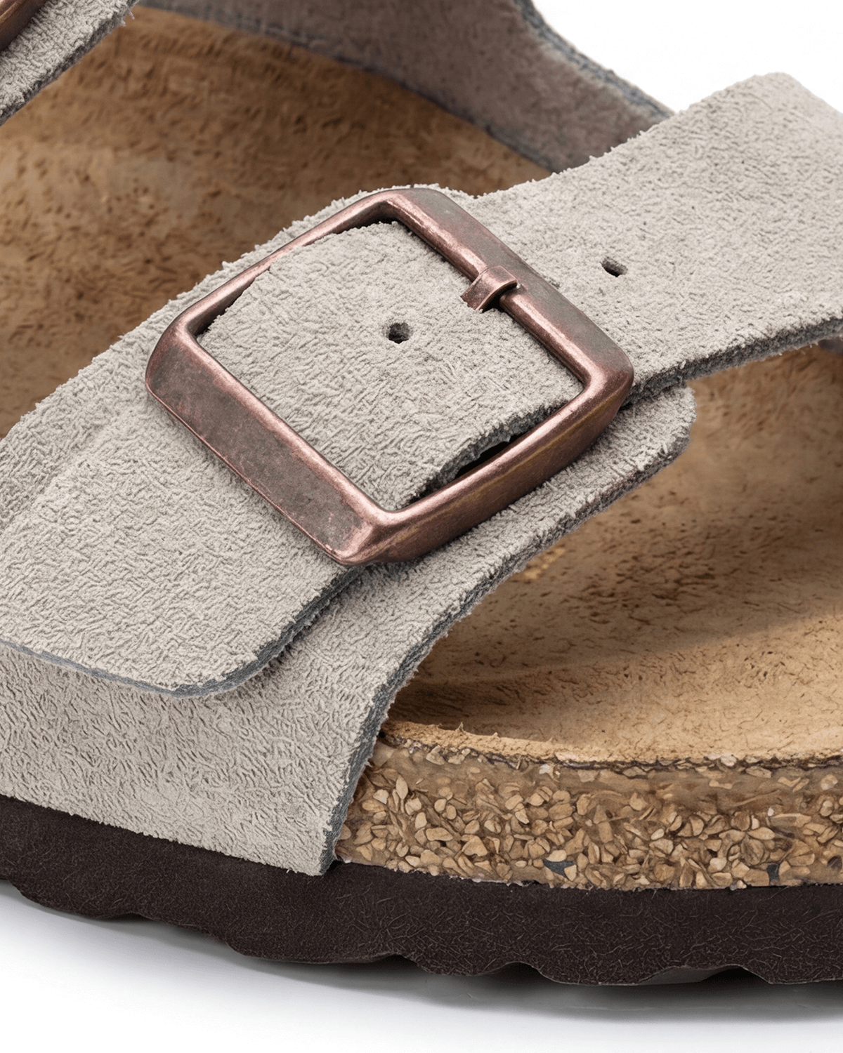 Women’s Slide Sandals- Double-Buckle