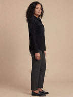 Women’s Corduroy Button Shirt – Classic Collar & Structured Casual Fit