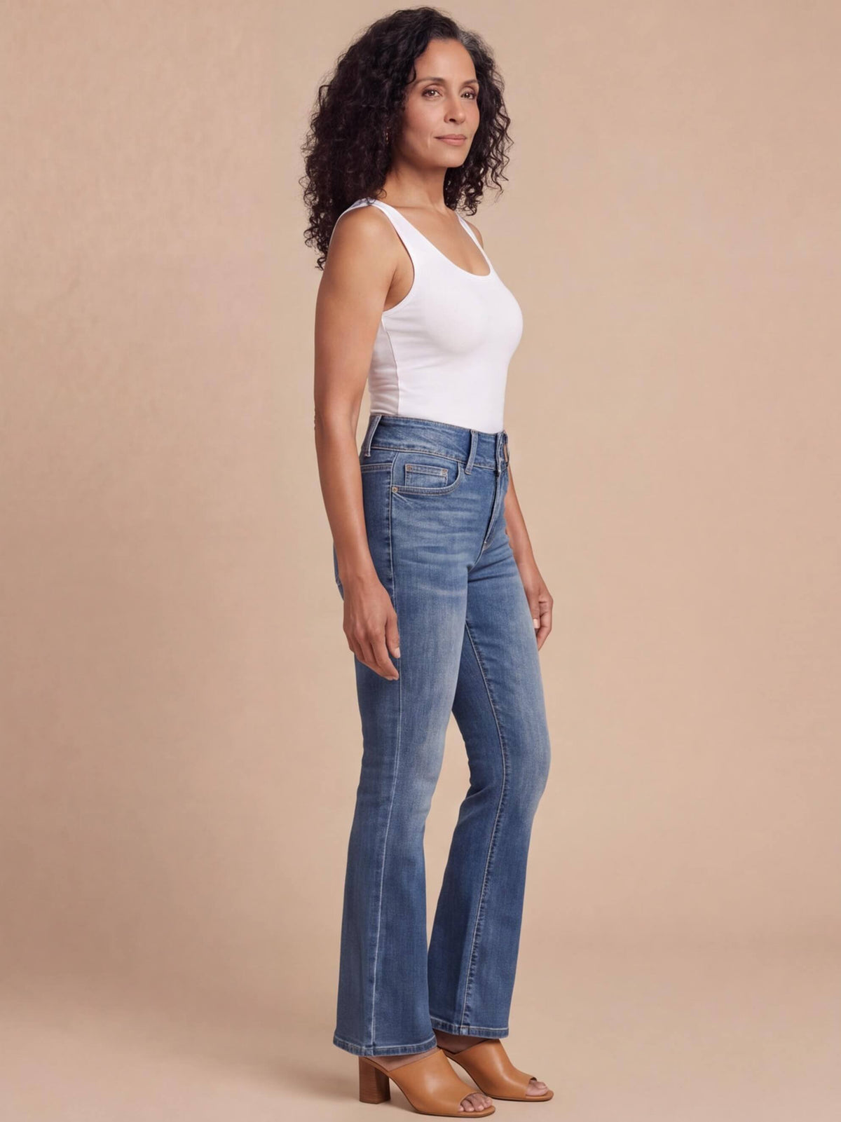 Women’s High-Waist Flared Leg Jeans