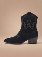 Sage Suede Western Boots