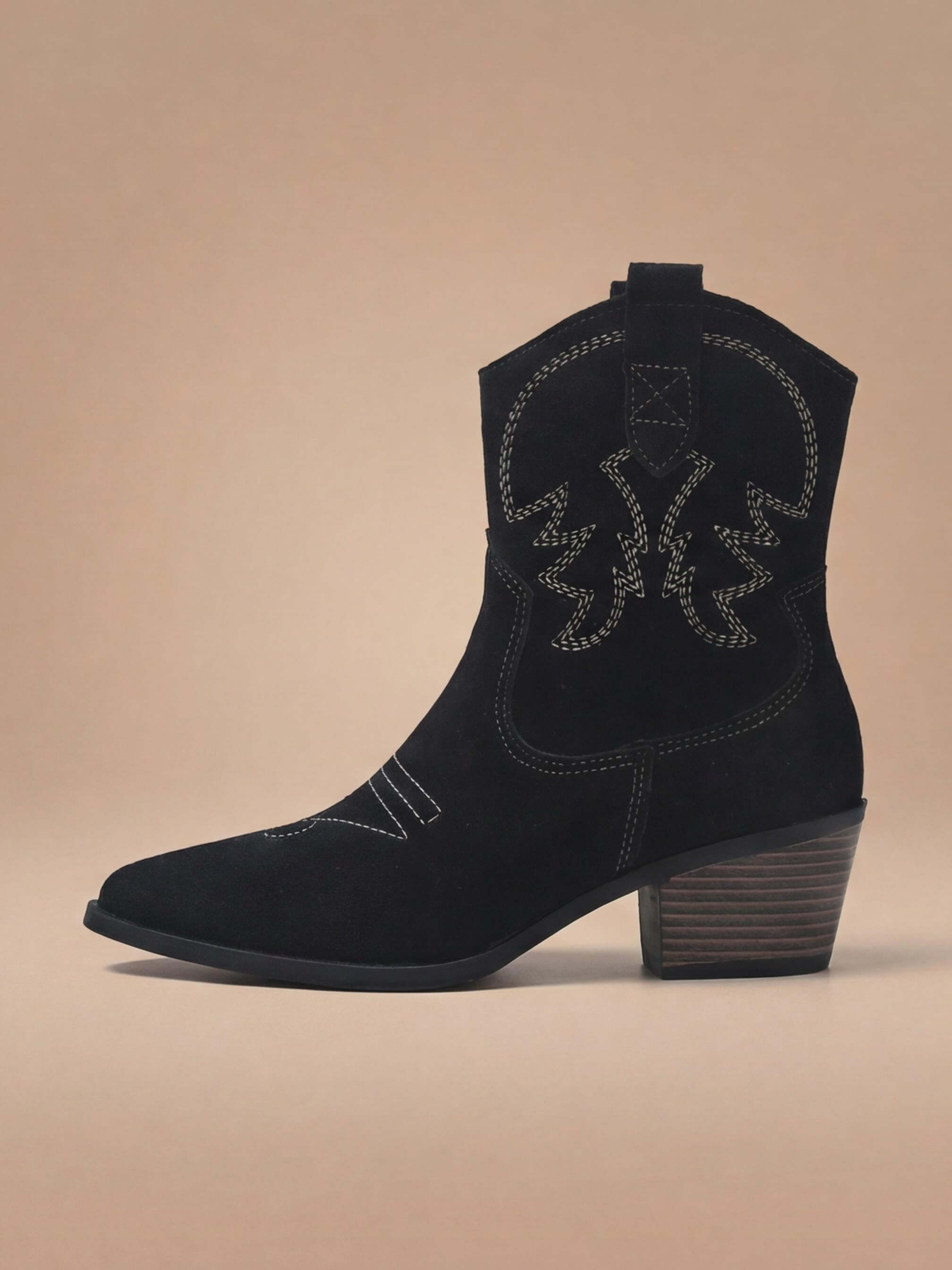 Sage Suede Western Boots