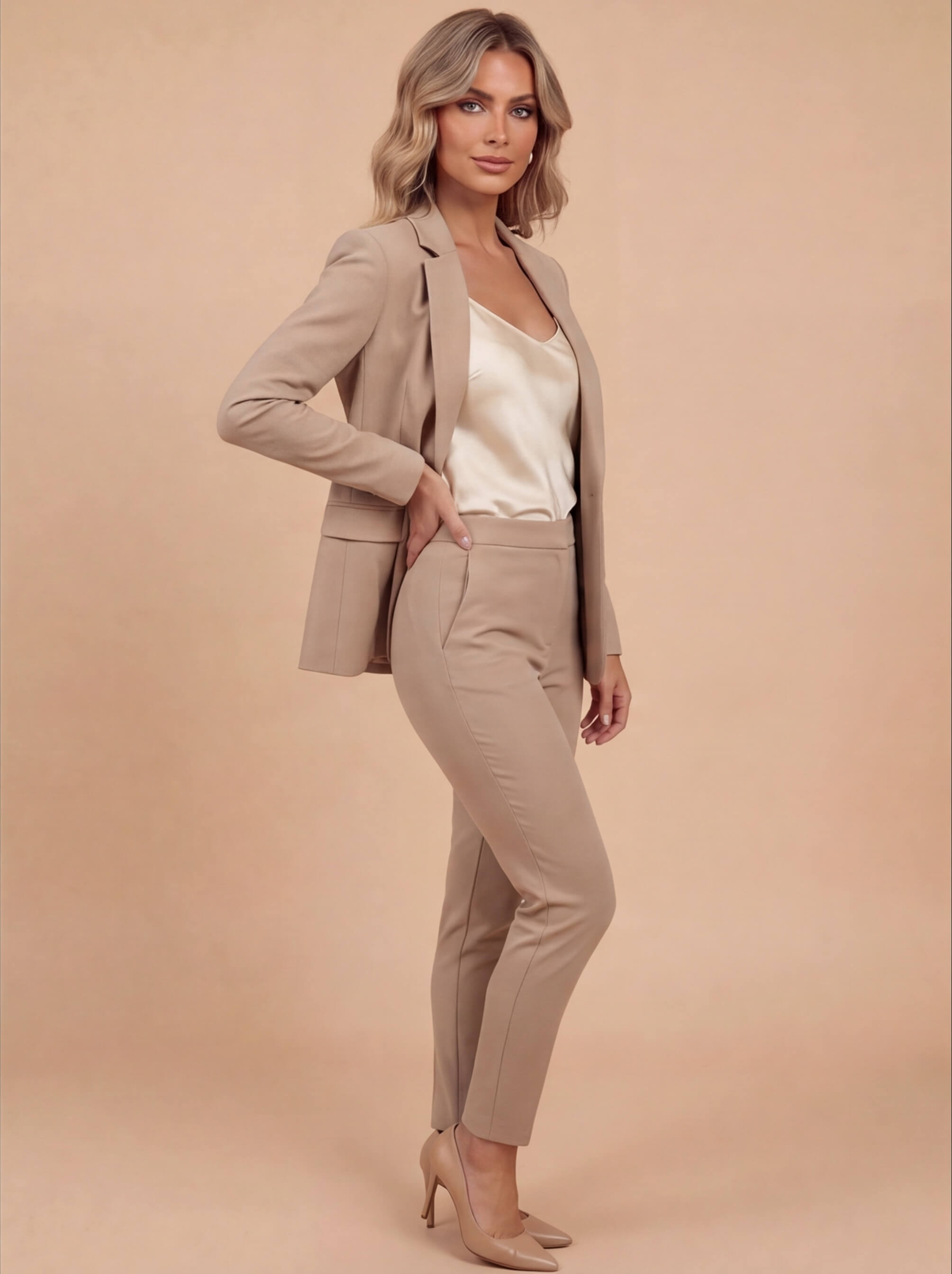 Women’s Elegant Tailored Blazer – Clean Lines & Timeless Sophistication