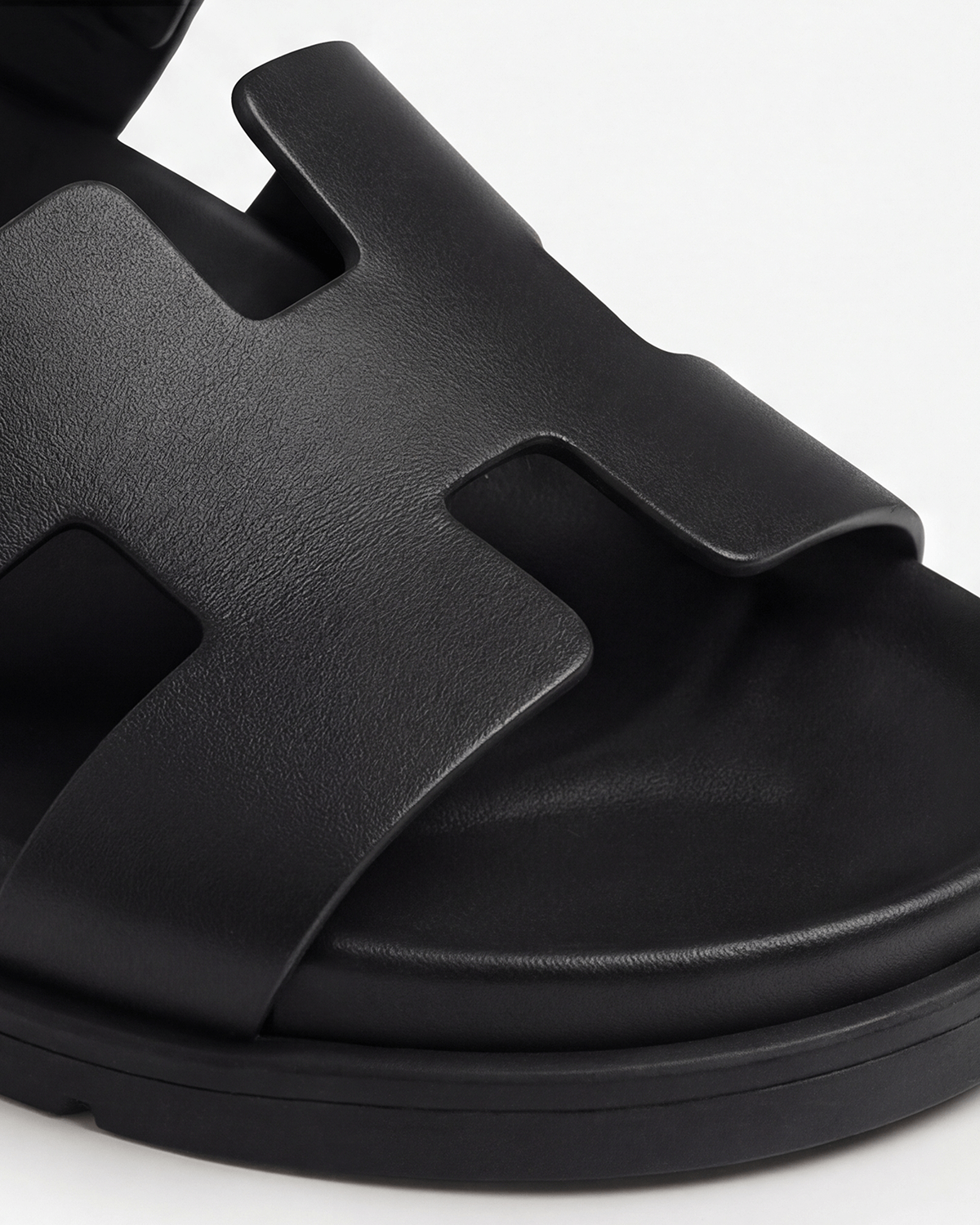 Women’s Wide Strap Padded Cutout Slide Sandals