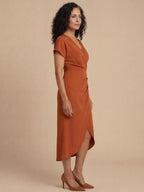 Elegant Summer Midi Dress – Sleek, Feminine & Versatile