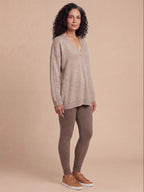 Women’s V-Neck Relaxed Knit Sweater