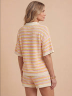 Women’s Striped Summer Two-Piece Set