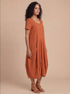 Women’s Casual A-Line Dress with Pockets – Effortless Everyday Comfort