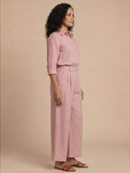 Women’s Tailored Shirt and Wide-Leg Trouser Set