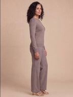 Women’s High-Waist Straight-Leg Trousers