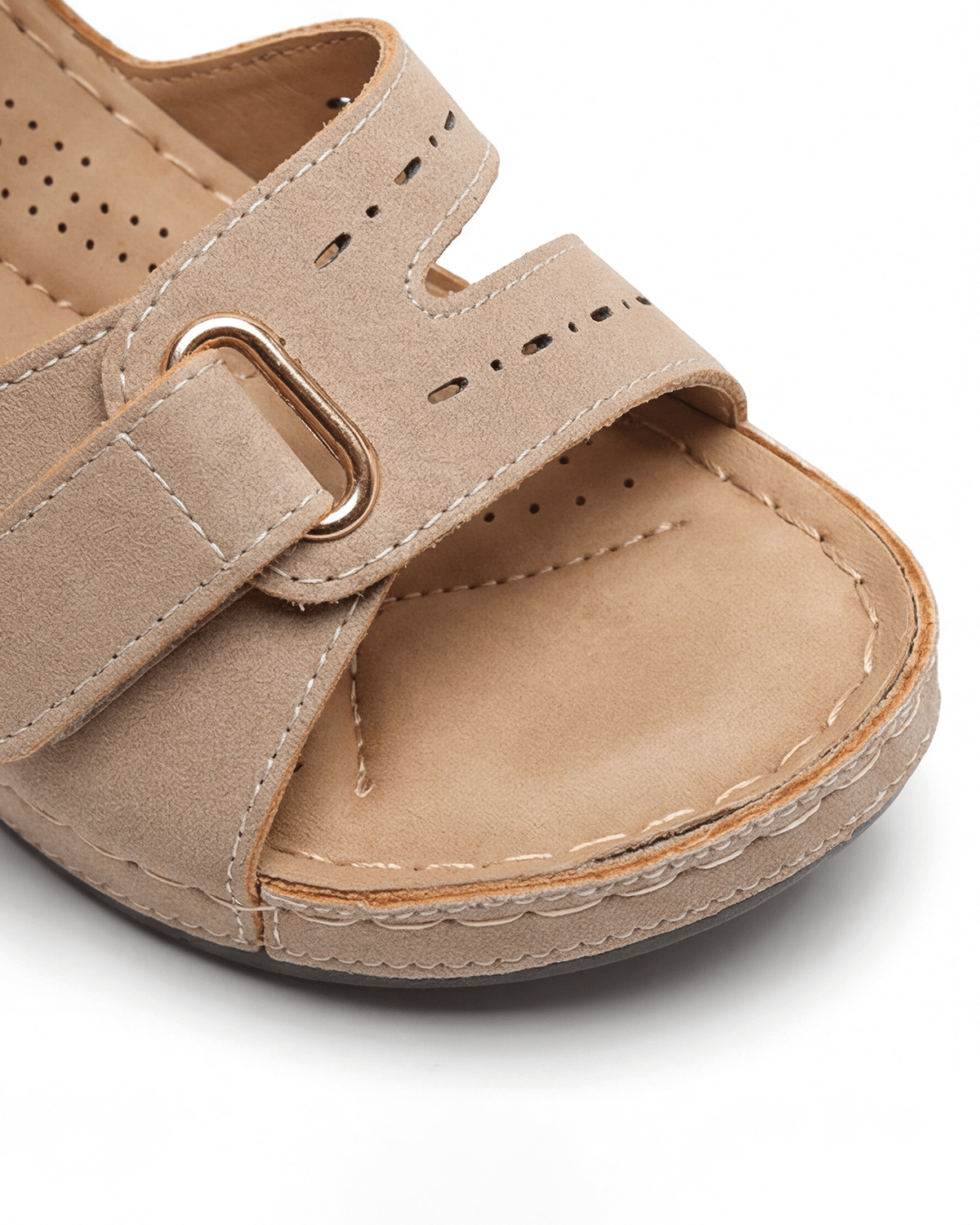 Women’s Platform Sandals- Adjustable Strap