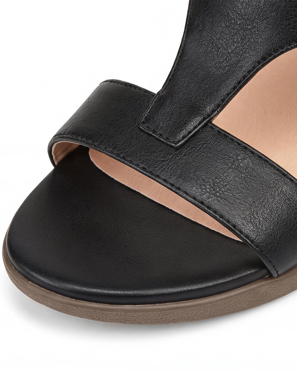 Women’s Wide Strap Ankle-Tie Wedge Sandals