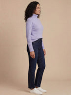 Women’s High-Neck Knit Sweater – Soft Texture & Elegant Everyday Fit