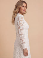 Women’s Elegant Lace Midi Dress – Grace in Lace