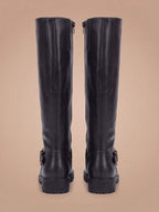 Women’s Knee-High Buckle Strap Boots