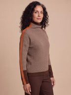 Women’s Patterned Turtleneck Knit Sweater