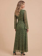 Women’s Bohemian Shimmer Maxi Dress
