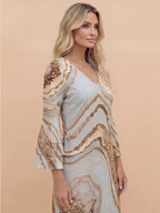Women’s Elegant Printed Mini Dress