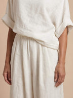 Women’s One-Shoulder Top and Tapered Trouser Set