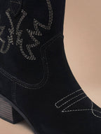 Sage Suede Western Boots