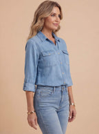 Women’s Oversized Denim Shirt