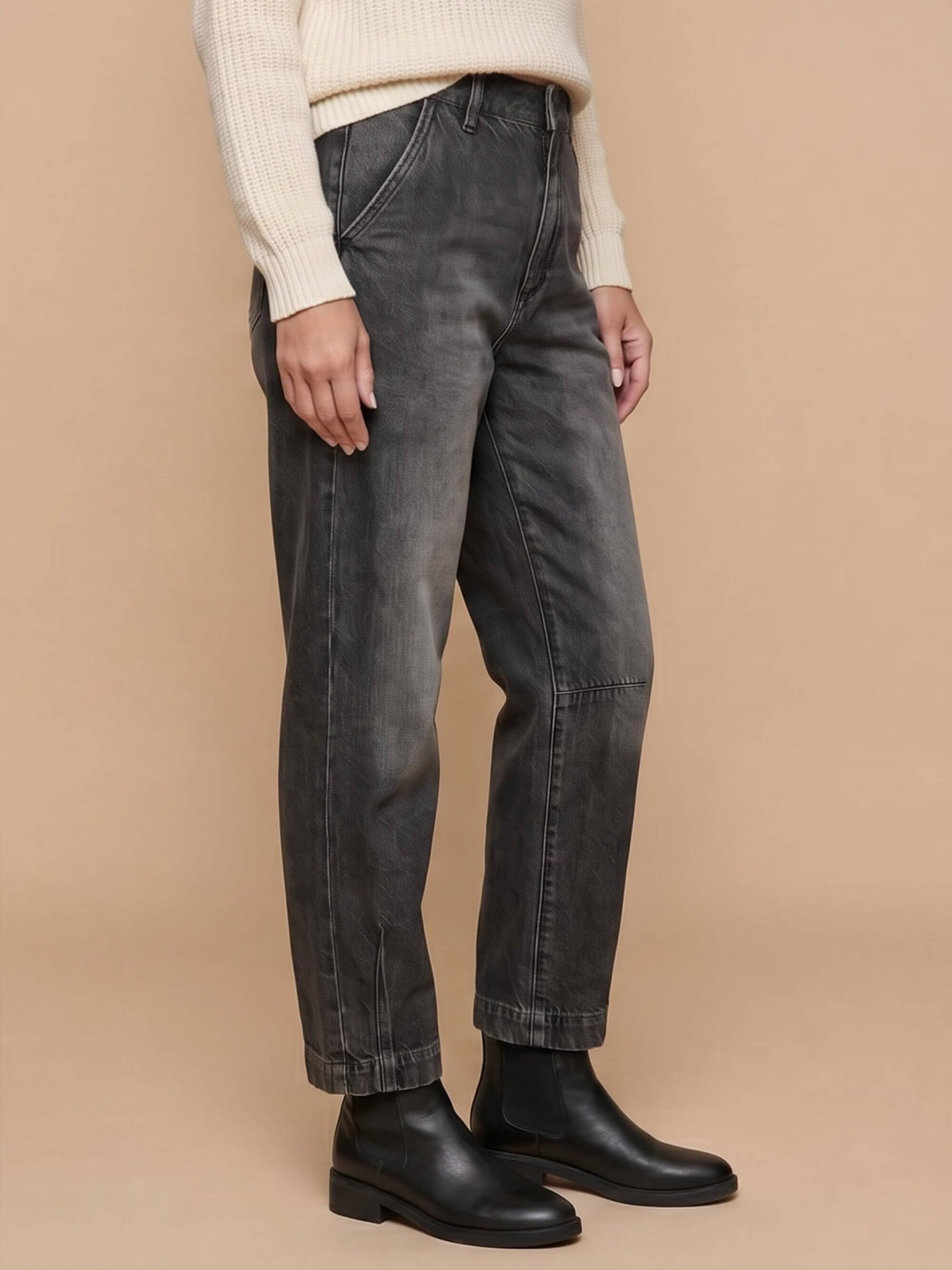 Women’s Cropped Straight-Leg Jeans